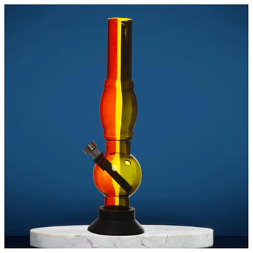 moksha 10 inch rasta acrylic water bong