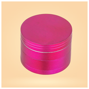 Moksha 42mm pink metal herb grinder