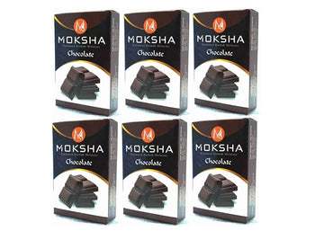 Moksha herbal chocolate hookah flavor pack of 6