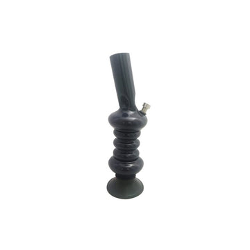 Moksha 12 inch acrylic gripper water pipe bong (30 cm, opaque black)