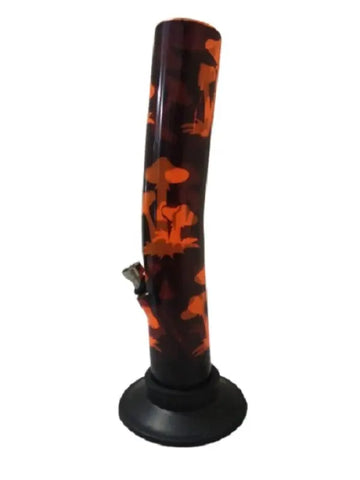 moksha 12 inch acrylic bong orange