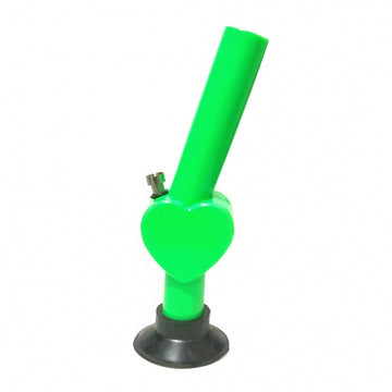 Moksha heart shape acrylic bong
