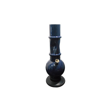 Moksha 12 inch tall acrylic waterpipe ice bong(opaque black, 30cm)