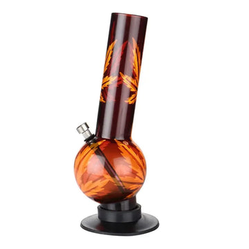 Moksha bend acrylic bong