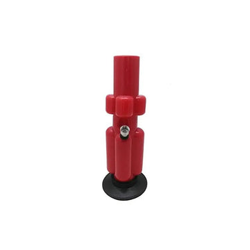 Moksha red acrylic ice bong