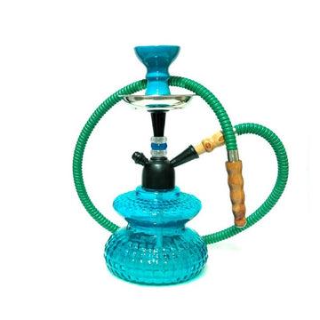 Moksha 12 inch round base glass hookah