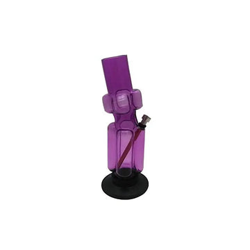 Moksha purple acrylic bong