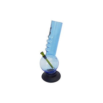 Moksha 12 inch bent acrylic bong
Transparent sky blue water pipe