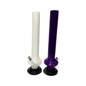 moksha 16 inch acrylic mini disc bulb bong