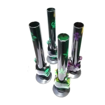 moksha 16 inch thumb grip acrylic bong front view