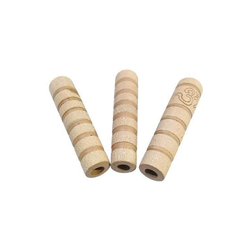 Moksha 4 inch clay smoking chillum pipe (assorted) - 2pc set