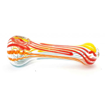 Moksha 4 inch inside-out glass pipe