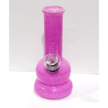 Moksha 5 inch glass water pipe bong, portable hookah, smoking pipe