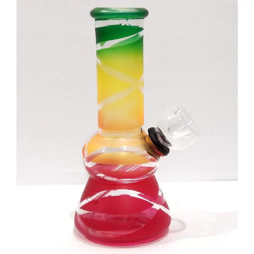 moksha 5 inch multicolor glass bong