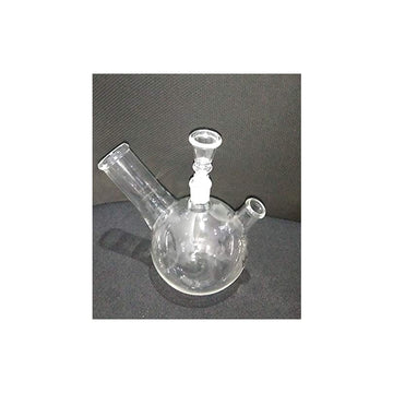 moksha 6-inch ball glass waterpipe bong (15cm, clear)