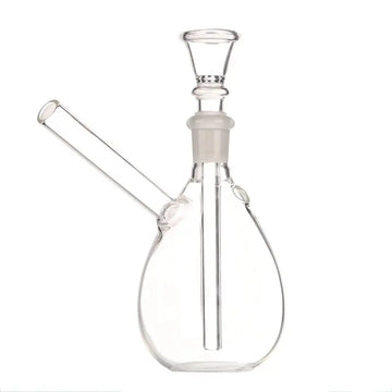moksha 6 inch mini glass bong clear