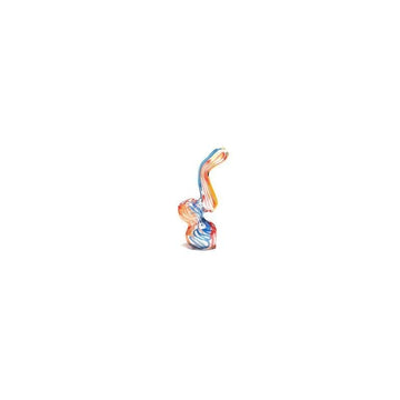 Moksha 6 inch sherlock glass bubbler pipe