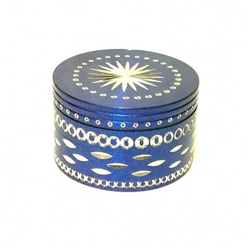 Moksha 63mm metal herb grinder with honey dust filter