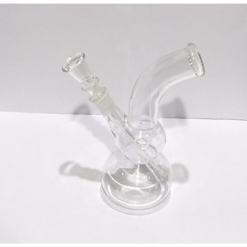 Moksha 8 inch glass smoking bong with shooter