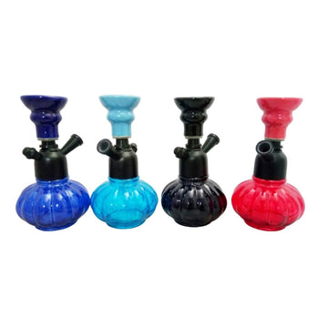 Moksha 8 inch single bulb glass hookah
