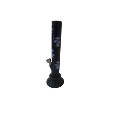moksha 8 inch straight acrylic bong