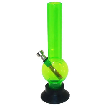 moksha 8 inch green acrylic bong