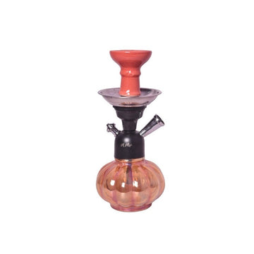 Moksha 9 inch red glass hookah