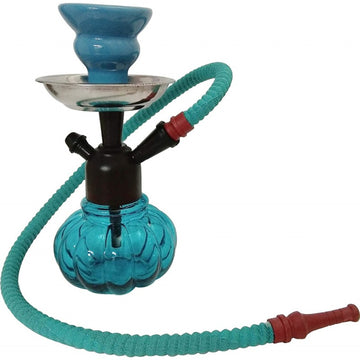 Moksha 9 inch sky blue glass hookah