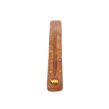 Moksha wooden incense stick holder set