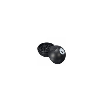 Moksha black printed acrylic herb grinder