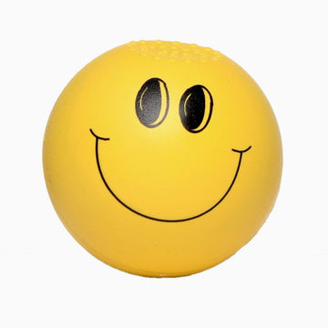 Moksha yellow smiley acrylic herb grinder