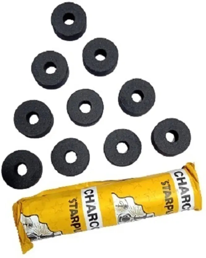 moksha coconut shell hookah charcoal pack