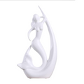 Mermaid Ceramic Figurine | Black Home & Office Décor | Gift for All Occasions | Pack of 1 Moksha Bongs