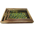Metier Handicraft Wood & Epoxy Serving Tray FLAP9