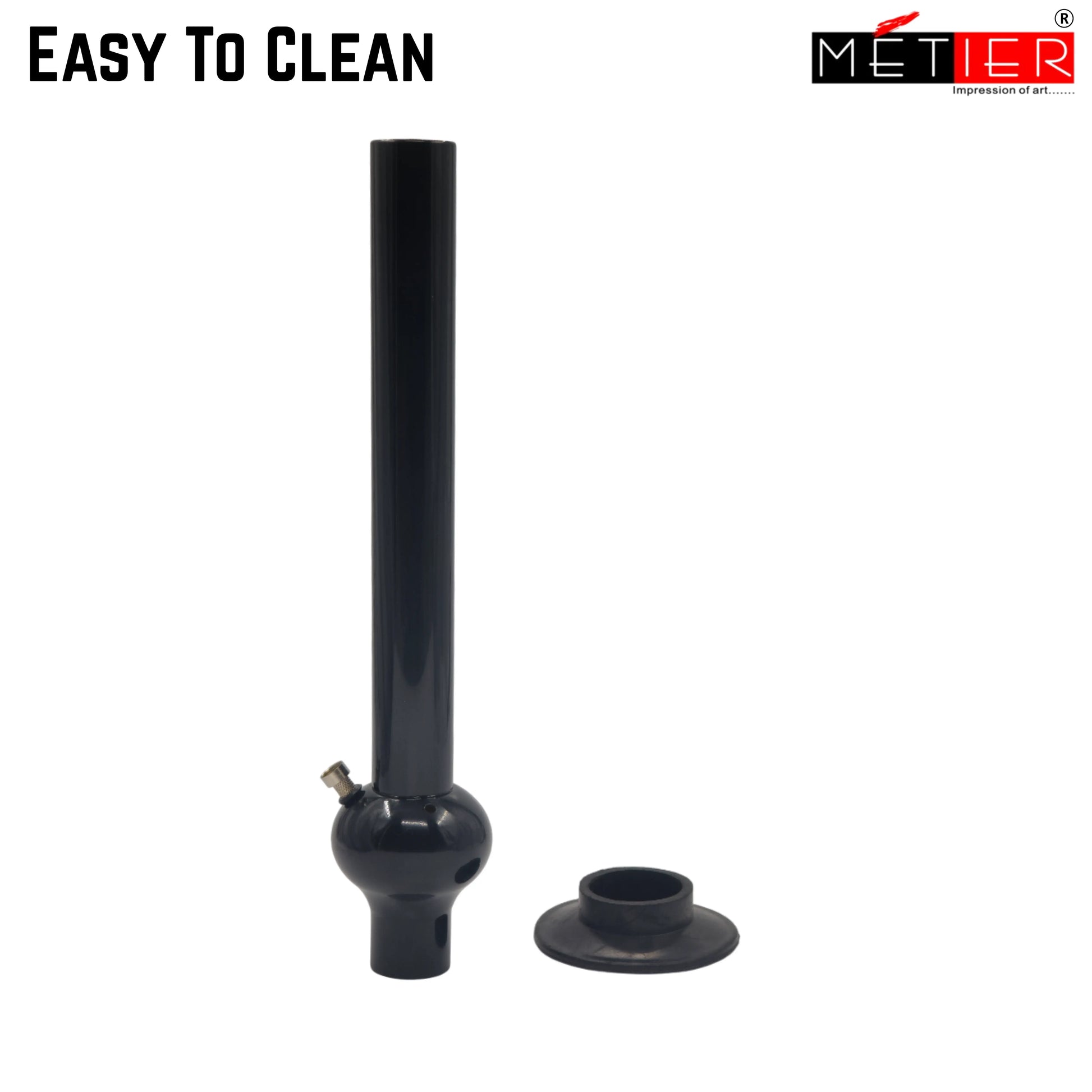 front view of 50cm giant acrylic bong