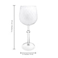 METIER® Borosilicate Red & White Wine Glass Set – 370ml (Pack of 2) Metier
