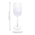 300ml borosilicate wine glass set