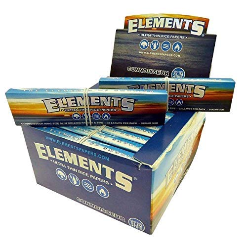 Elements Connoisseur King Size Rolling Papers with Tips – 2 pcs FLAP9