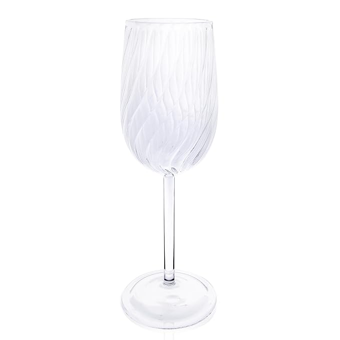 Dishwasher safe wine glass set
