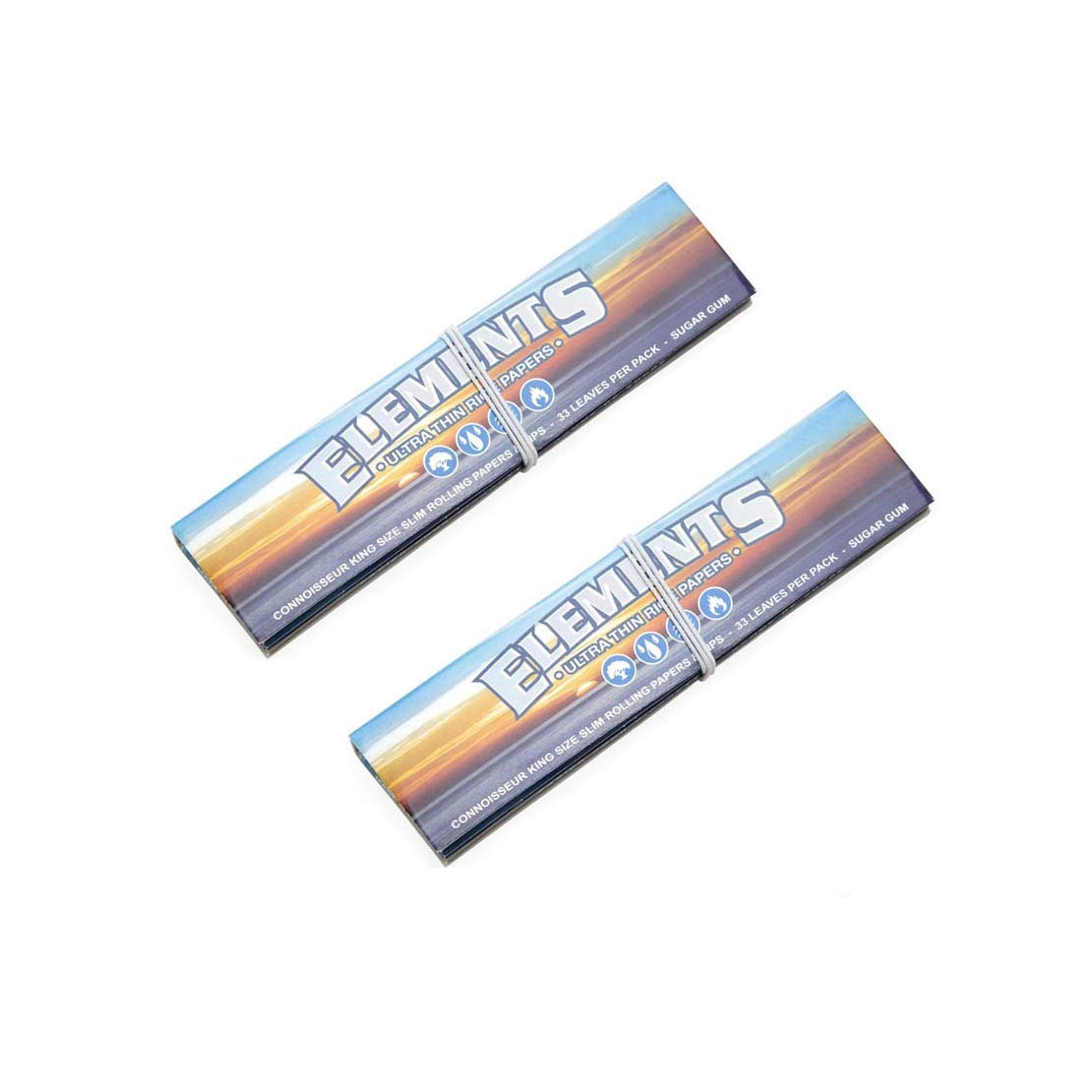 Elements Connoisseur King Size Rolling Papers with Tips – 2 pcs FLAP9