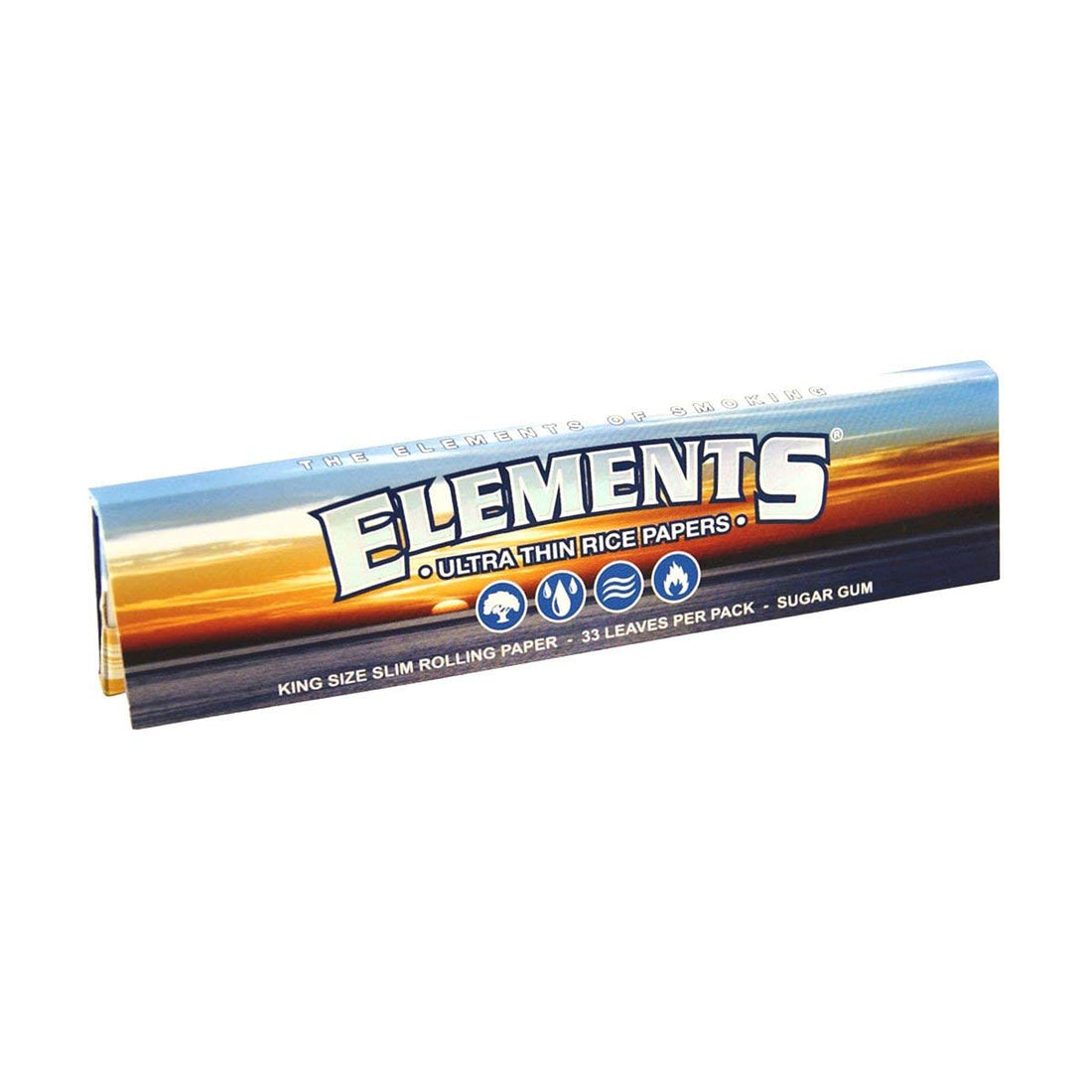 front view of elements rolling papers pack