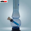 moksha 8 inch transparent sky blue bong