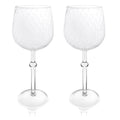 METIER® Borosilicate Red & White Wine Glass Set – 370ml (Pack of 2) Metier