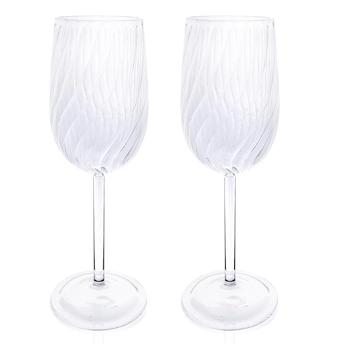Elegant borosilicate red wine cups