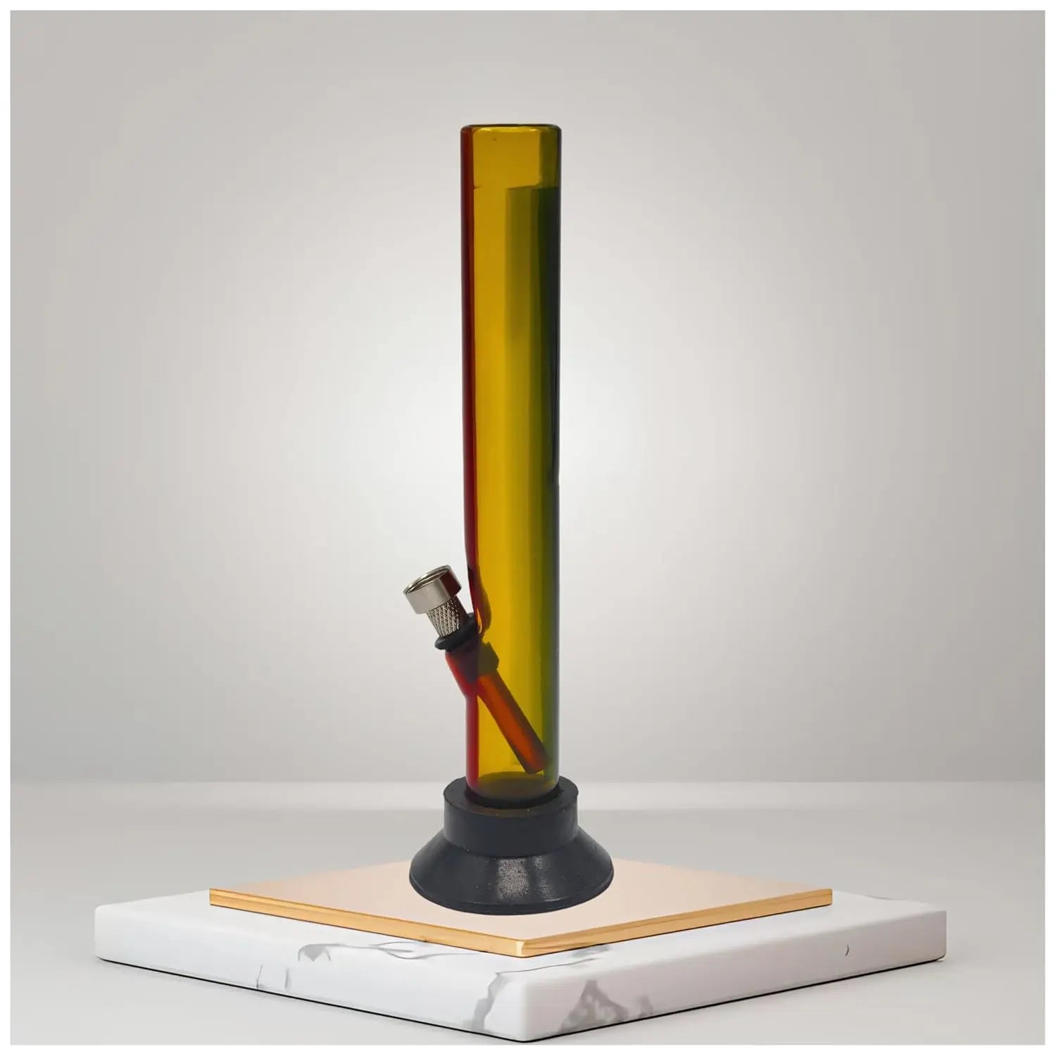 moksha acrylic mini bong side view