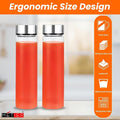 METIER 1000ml Borosilicate Glass Water Bottle – Pack of 2 FLAP9