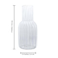 Flap9 Borosilicate Glass Flower Vase for Home, Office & Table Decoration FLAP9