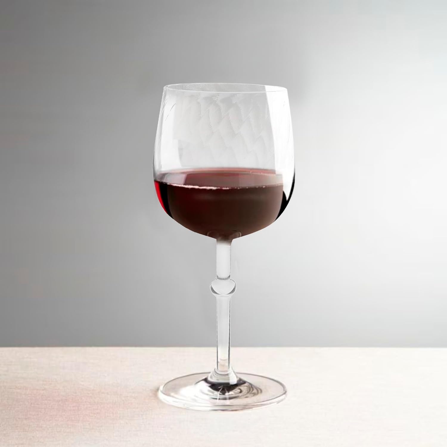 METIER® Borosilicate Red & White Wine Glass Set – 370ml (Pack of 2) Metier