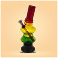 moksha 8 inch rasta acrylic bong
