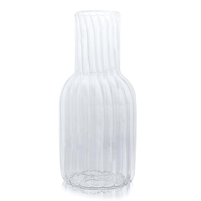 Flap9 Borosilicate Glass Flower Vase for Home, Office & Table Decoration FLAP9